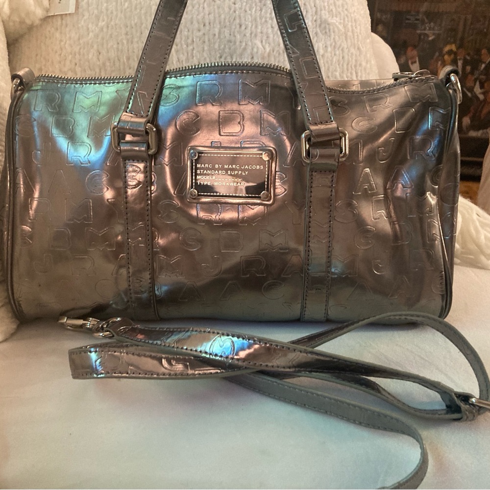 Marc Jacobs pewter purse